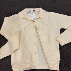 Brandy Melville Off-White Knit Top